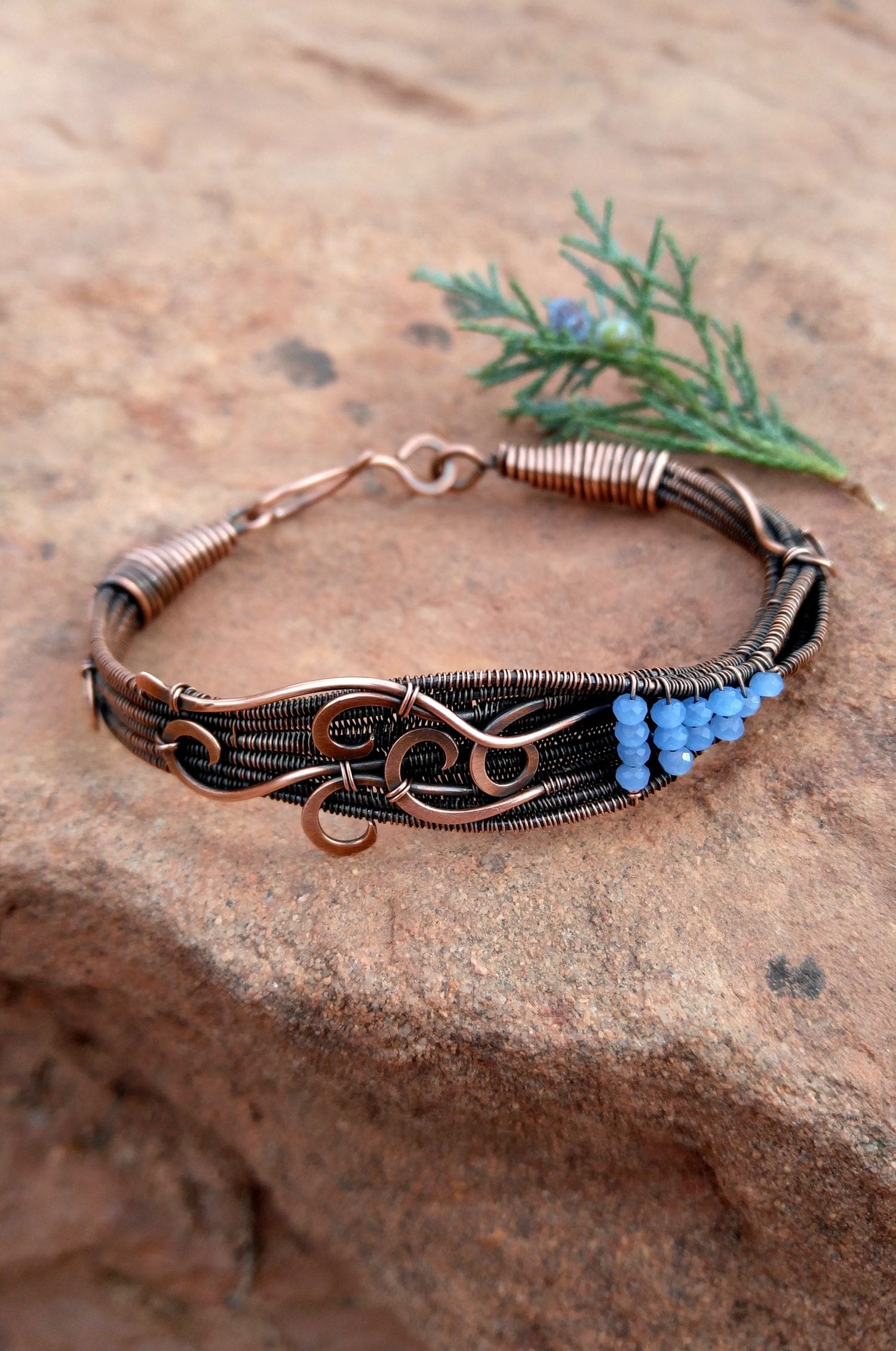 The Lilium Bracelet - Design by Sarah Thompson, Fabricated by Wendi Reamy