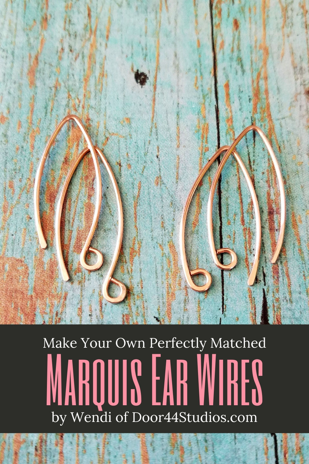 Learn to make perfectly matched Marquis ear wires with this fun and easy wirework basics tutorial by Wendi of Door 44 Studios. This is Part 1 of a 3-part series that guides you through the process of making fun and flirty beaded earrings. From scratch! 
