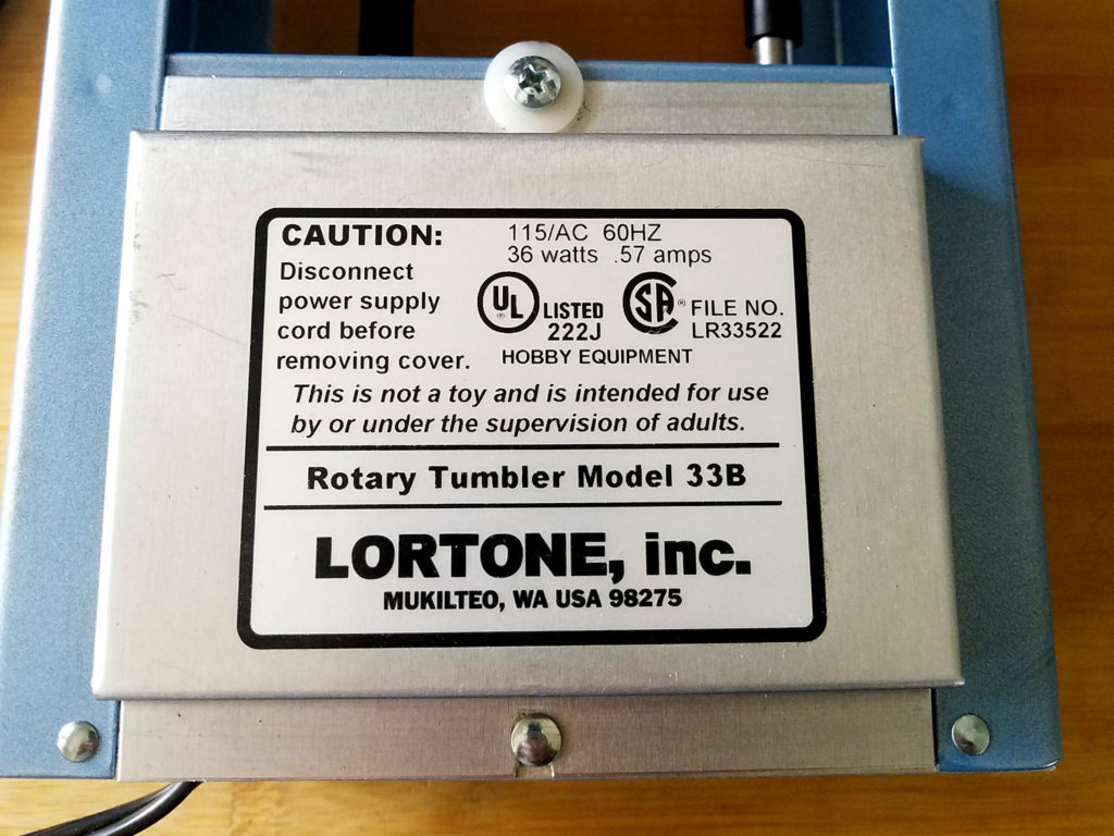 LORTONE LAPIDARY ROTARY TUMBLER MODEL QT.N.R ~