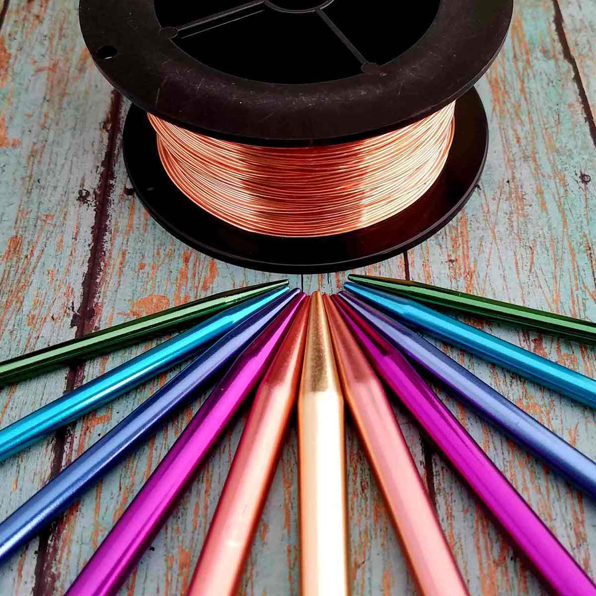 Copper Wire Round Half Hard 22 Gauge Wire 3 Feet for Wire Wrapping