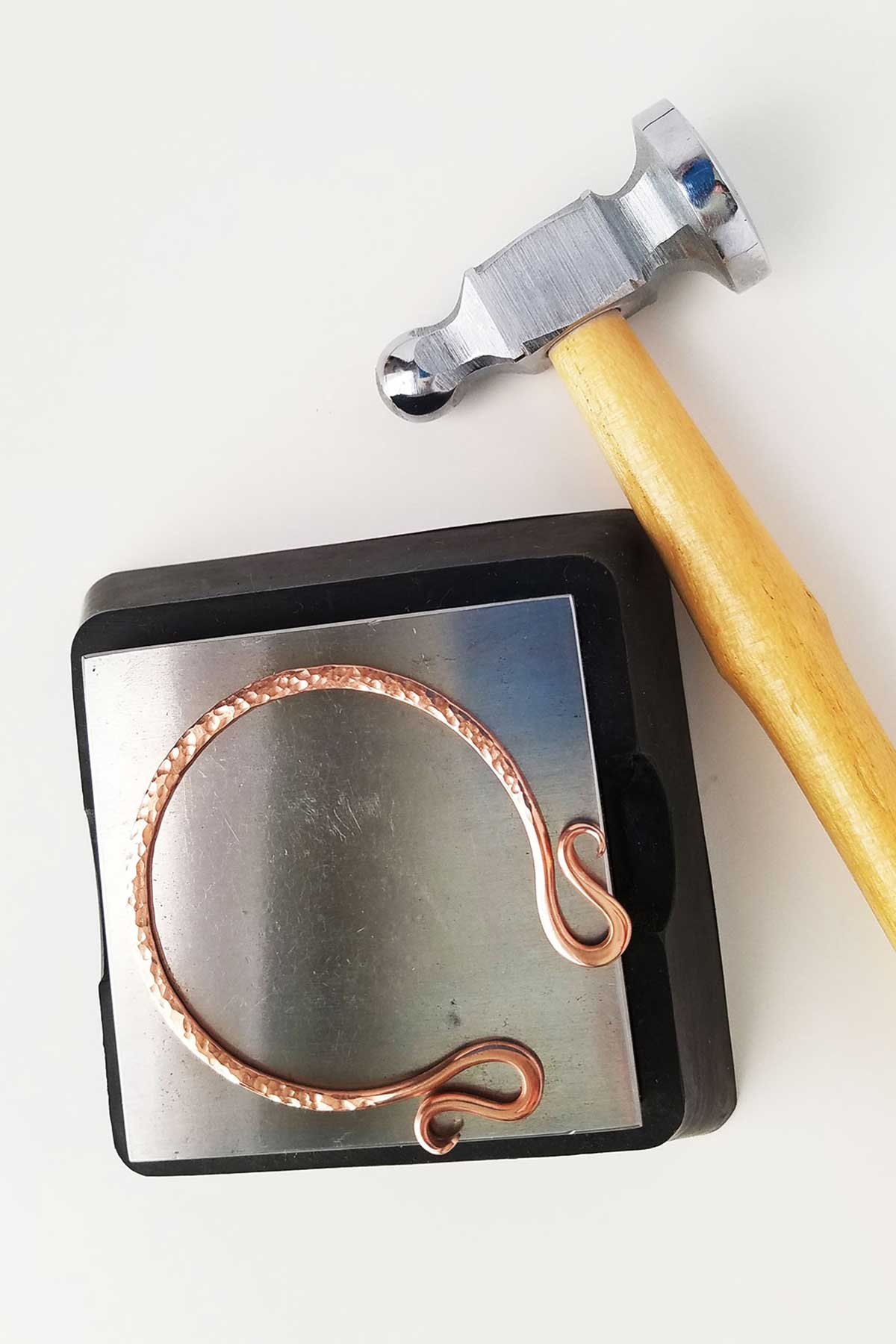 How to Texture Wire with a Chasing Hammer