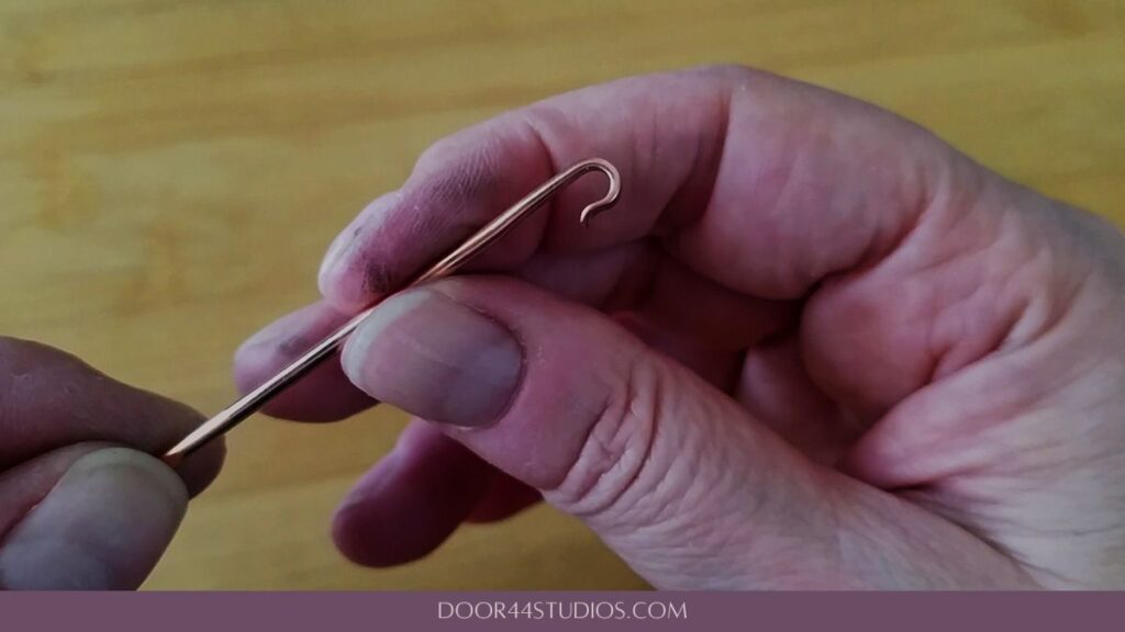 Quick & Easy Hammered Shawl Pin - Door 44 Studios