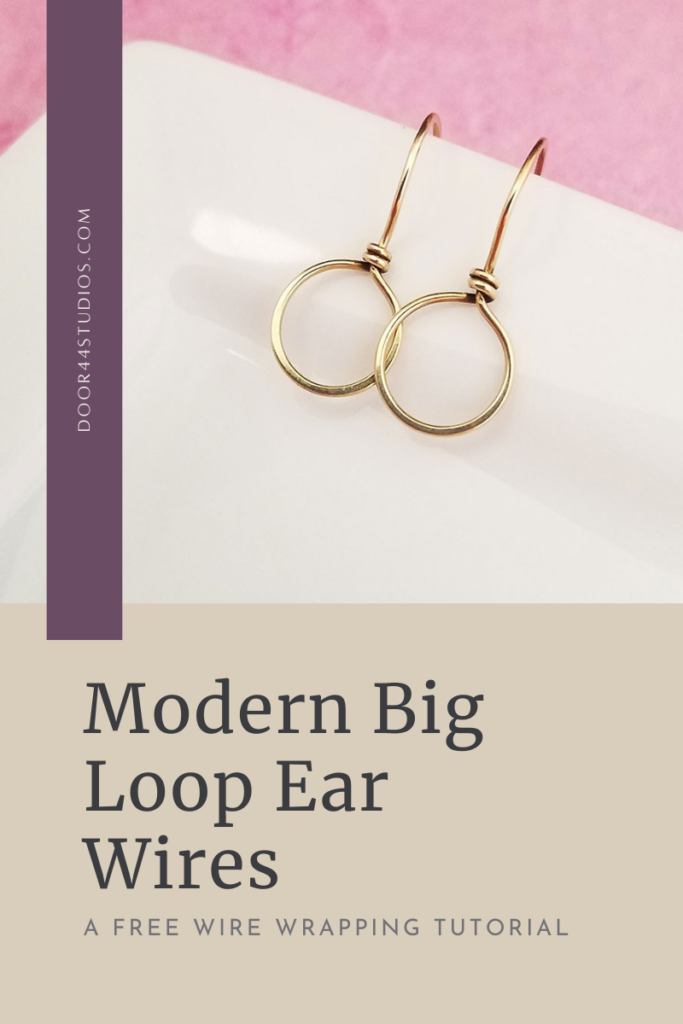 Modern Big Loop Ear Wires - Pin #5