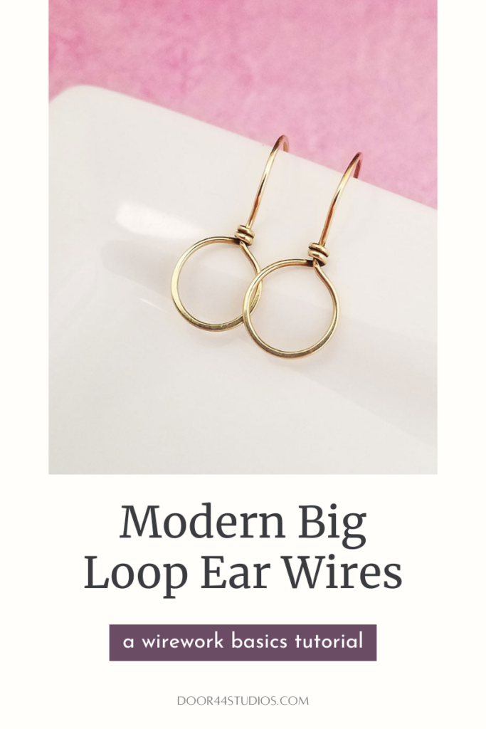 Modern Big Loop Ear Wires - Pin #7