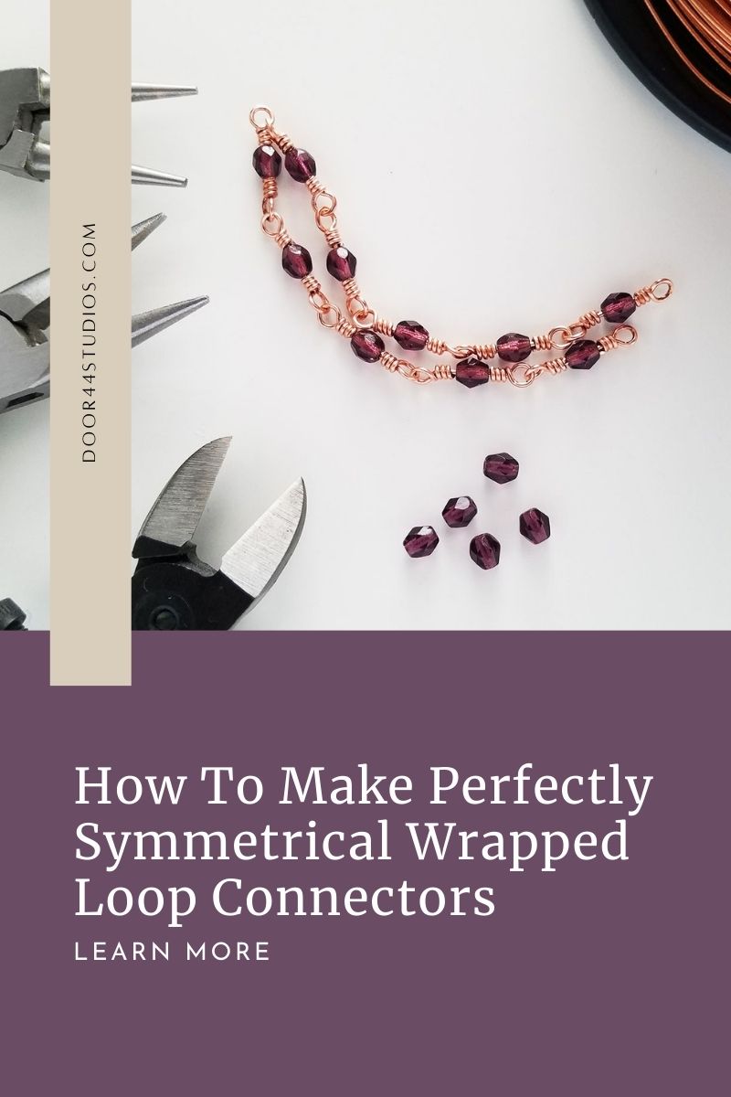 Symmetrical Wrapped Loop Connectors - Pinterest Image 1
